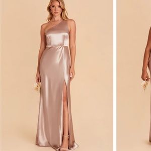 Birdy Grey Kira Dress Taupe Satin sz L